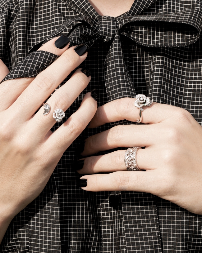 خاتما ‭ ‬Rose Dior Bagatelle‬ وخاتم‭ ‬My Dior‬ من‭ ‬مجموعة‭ ‬Dior‭ ‬للمجوهرات‭ ‬الفاخرة‬‬‬‬