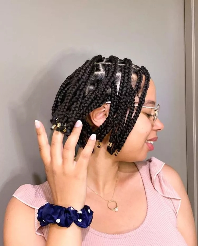ضفائر Metallic Ends