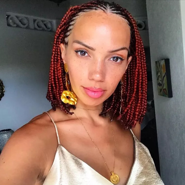 ضفائرRed Braided Bob