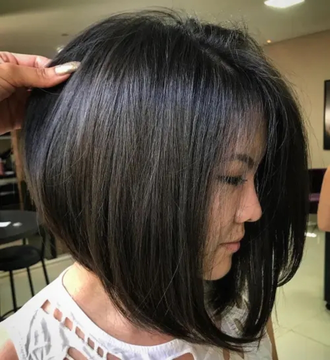 تسريحة Rounded A-Line Lob
