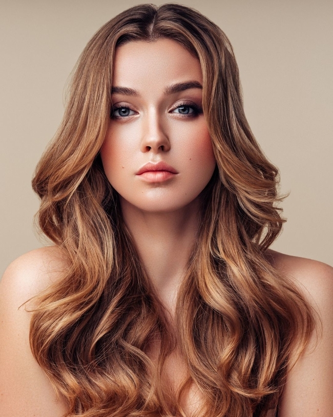 تسريحة Curtain Bangs