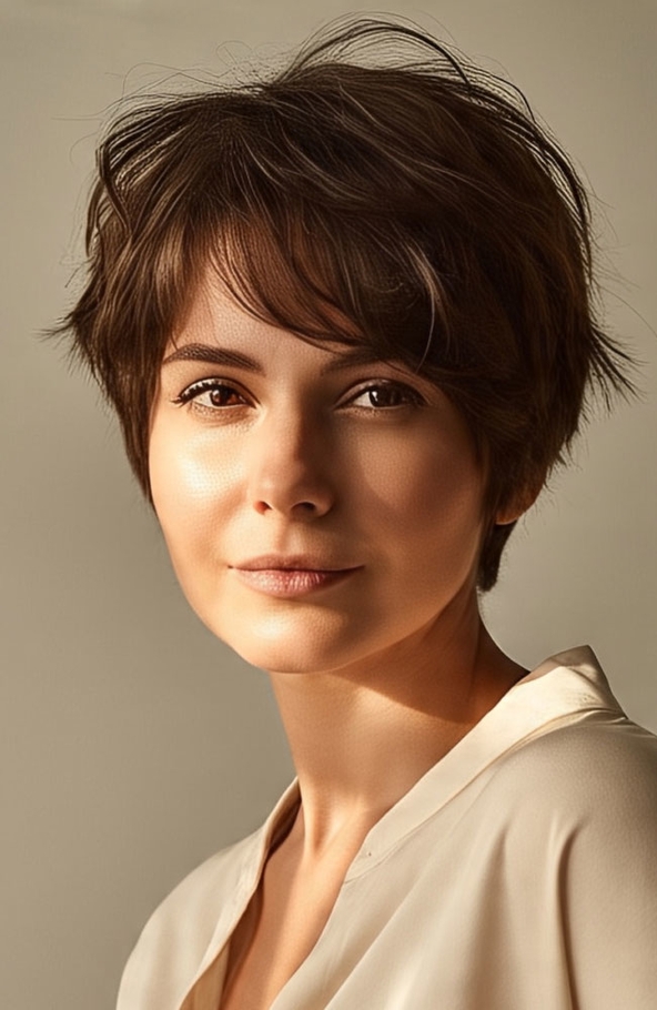 تسريحة Textured Pixie