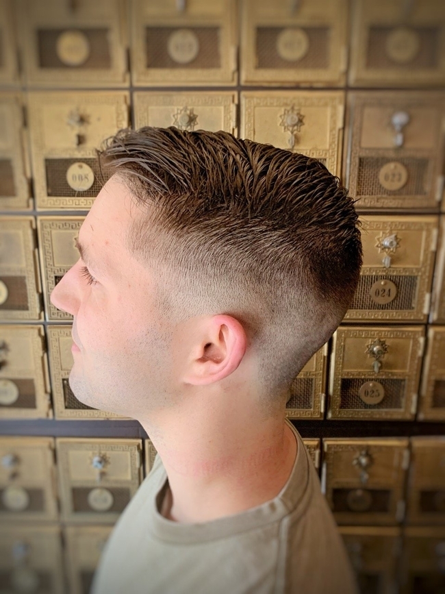 تسريحة A Slick Fade