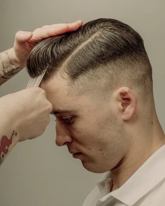 تسريحة Short Pompadour