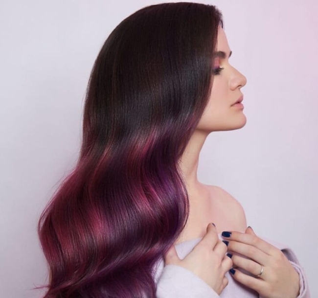 لون Burgundy purple