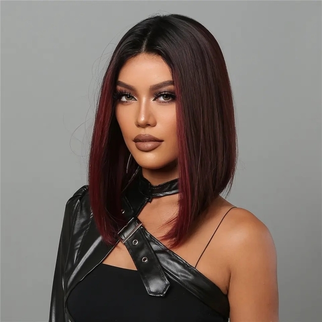 لون dark burgundy