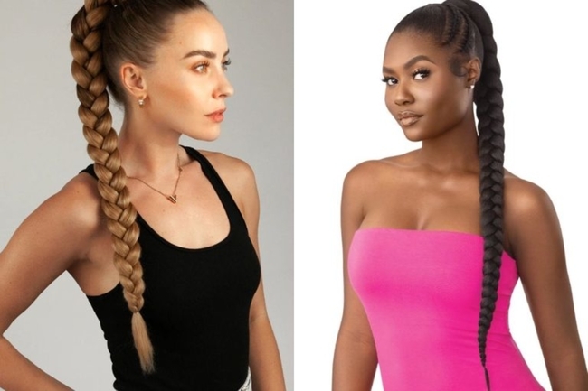 تسريحة Braided Ponytail