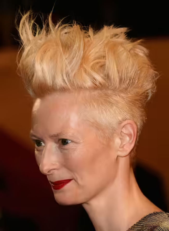 قصة Airy and Volumized Top Hair