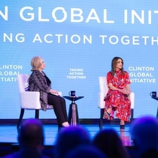 الملكة رانيا تشارك في مبادرة كلينتون العالمية