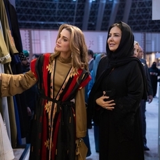 افتتاح معرض بساط الريح في جدة بمشاركة الملكة رانيا