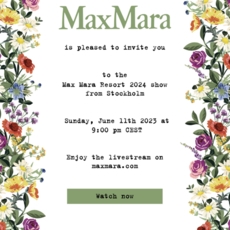 مباشرة: عرض مجموعة Max Mara Resort 2024
