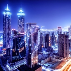 دبي الأولى عالميًا كأجمل مدن العالم ليلًا