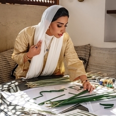 Fatima Alketbi’s Enigmatic Arabic Calligraphy Charms