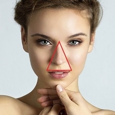 ما هو مثلث الخطر في الوجه؟