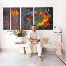 رامي قاضي يكشف عن Blooming Universe: معرضه الفني الثاني في بيروت