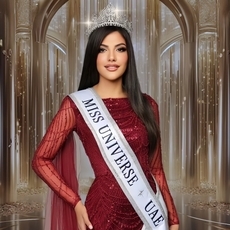 الإماراتية مريم محمد في مسابقة ملكة جمال الكون 2025!