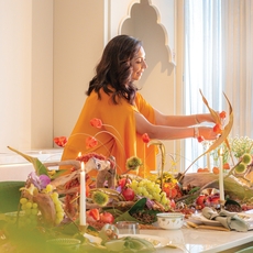 تصميـم مائــدة يحتفــي بجمــال الخريف الهادئ مع Lata Kedia