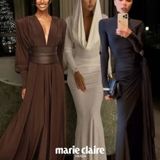 فساتين سهرة كم طويل فخمة لعاشقات الإطلالات الراقية