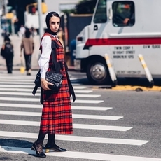 اكتشفي كيف التقى أسلوب الشوارع بالحجاب من أسبوع الموضة في New York‎
