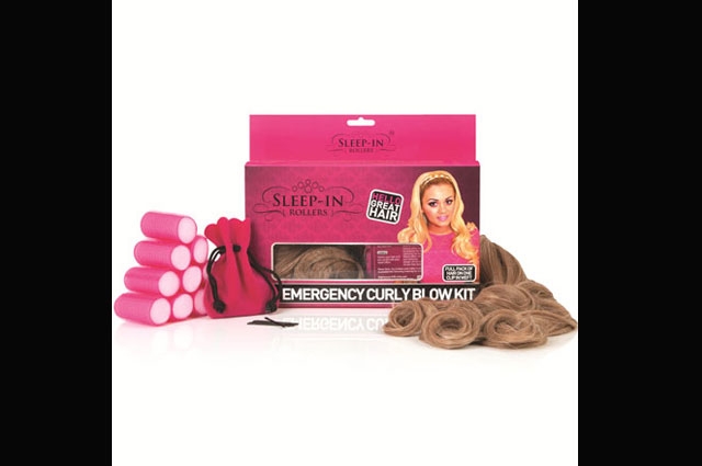 Sleep-in-Rollers تطلق طقمEmergency Curly Blow Dry