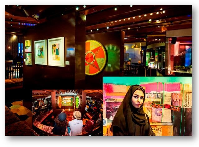 ألماظ من مومو يستضيف معرضاًً للفنانة التشكيلية الإماراتية فاطمة المزروعي