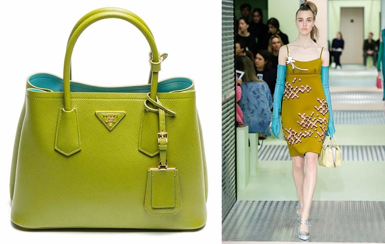 حقيبة مزدوجة من Prada