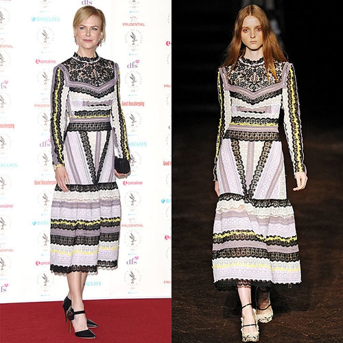Nicole Kidman بثوب من Erdem