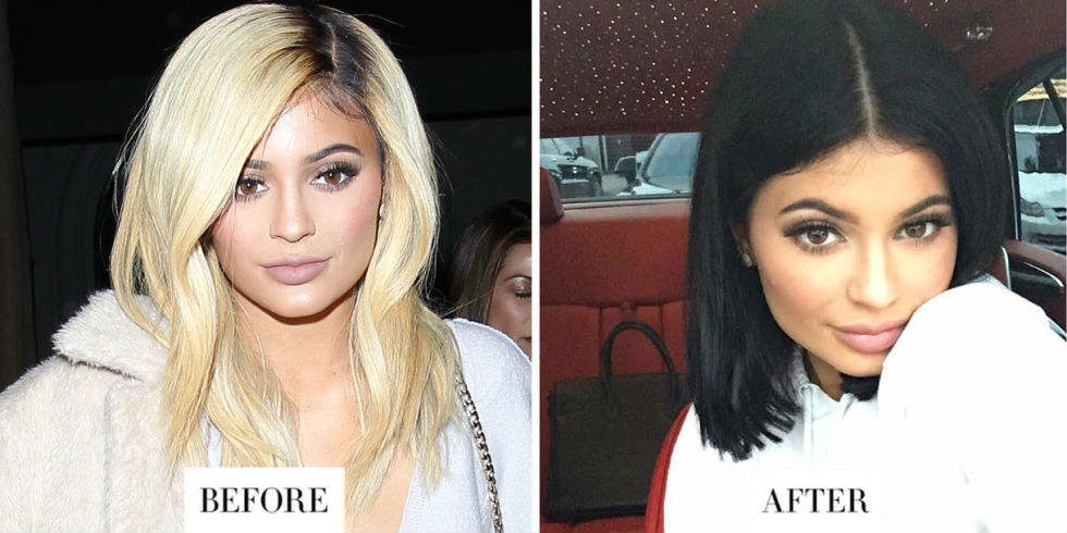 تغيير جذري في شعر Kylie Jenner