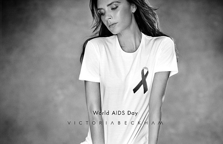 Victoria Beckham تدعم اليوم العالمي لمرض الإيدز