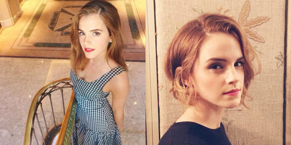 Emma Watson تنهي السنة بتسريحة جديدة