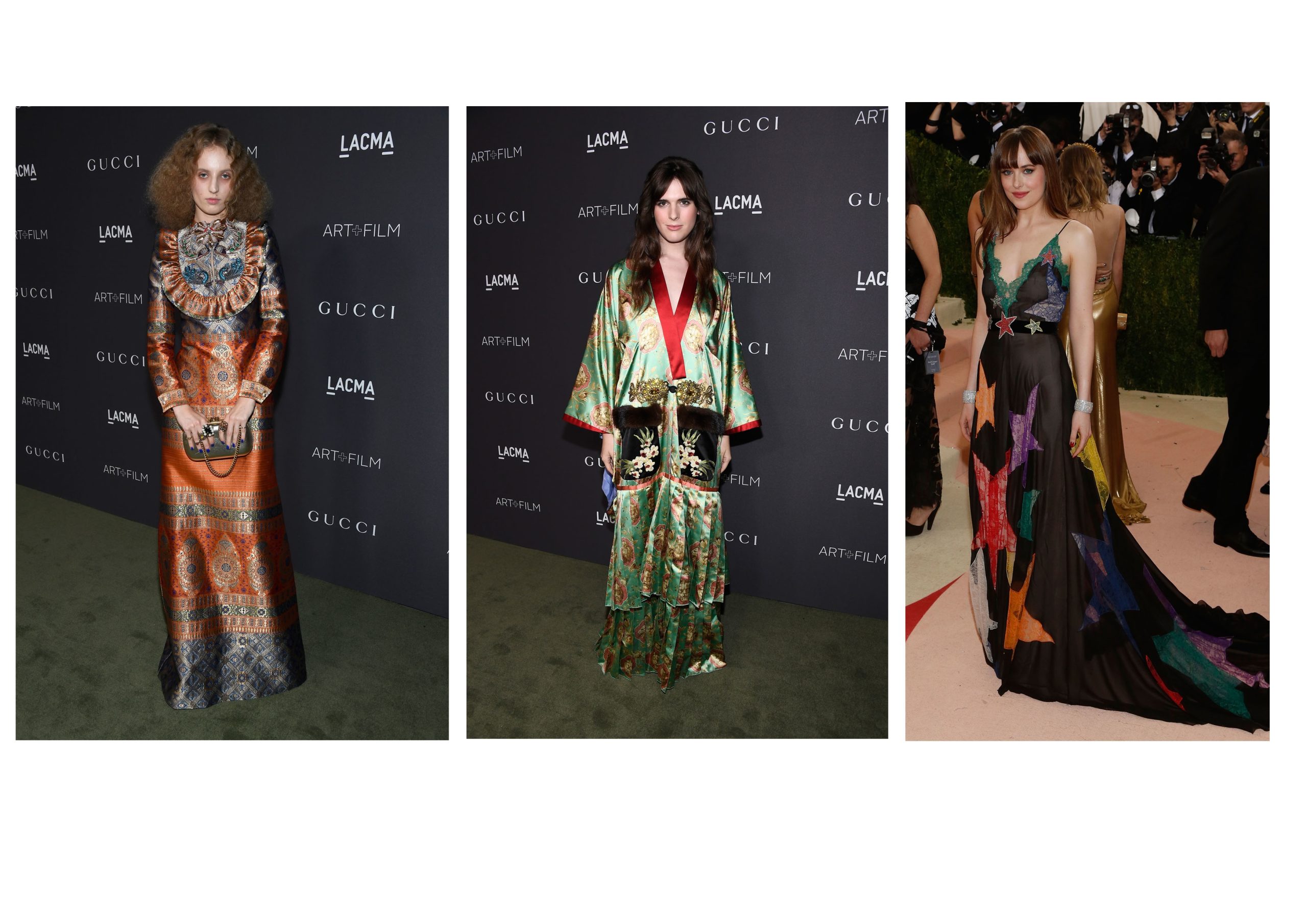 ثلاث نساء معاصرات يمثلن GUCCI