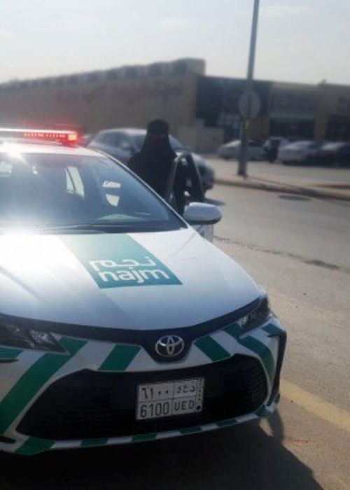أوّل معاينة مرور سعوديّة في الرياض