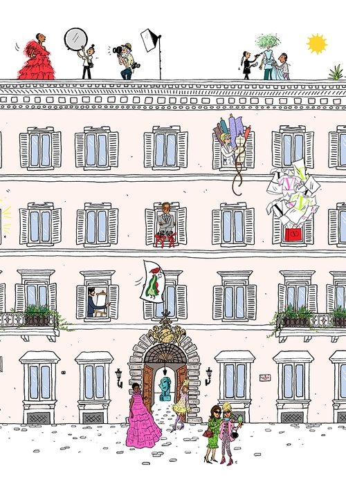 سيتيح لك هذا المشروع الرقمي التفاعلي الإنغماس في عالم Valentino