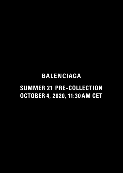 تابعي عرض Balenciaga مباشرةً من باريس
