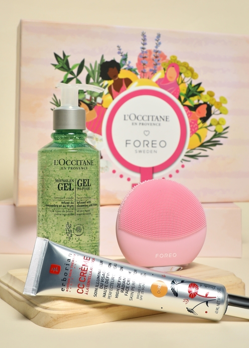 احصلي على مجموعة L’Occitane x Foreo لبشرة نضرة ومفعمة بالشباب