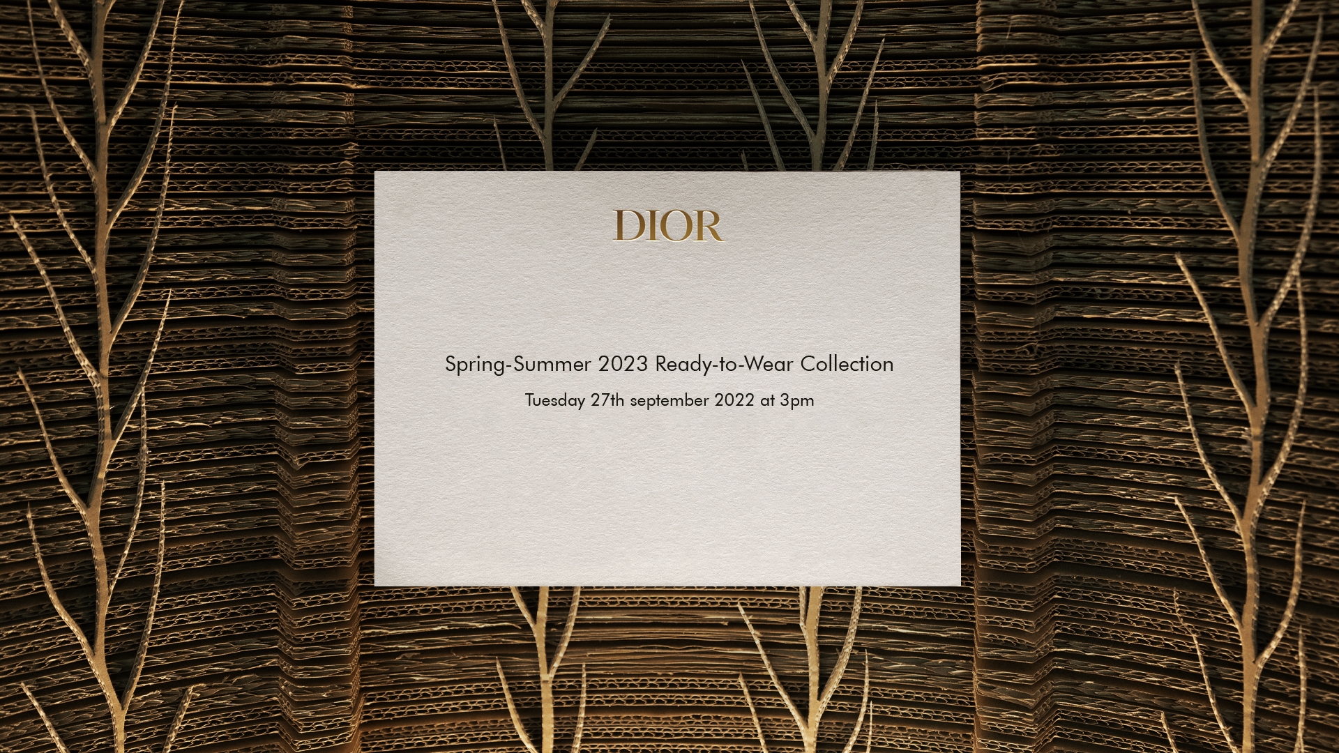 عرض أزياء Dior لصيف 2023 في أسبوع الموضة في باريس