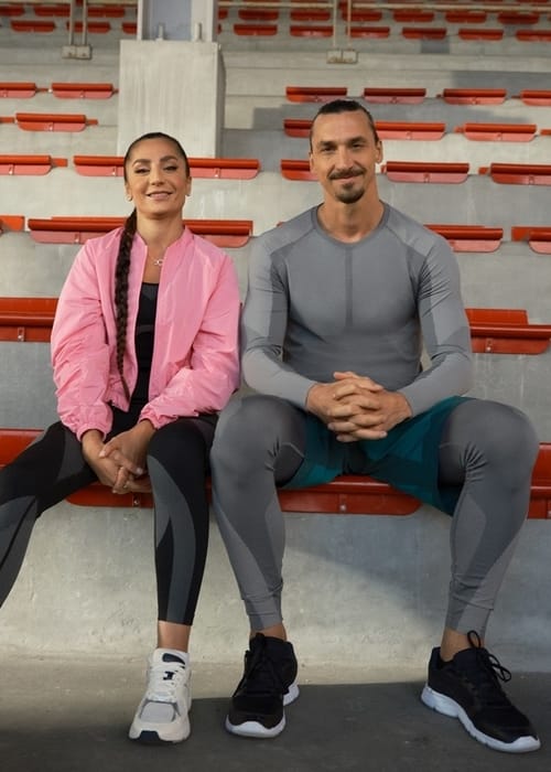 H&M Move تتعاون مع اللاعبة Nadia Nadim و اللاعب إبراهيموفيتش