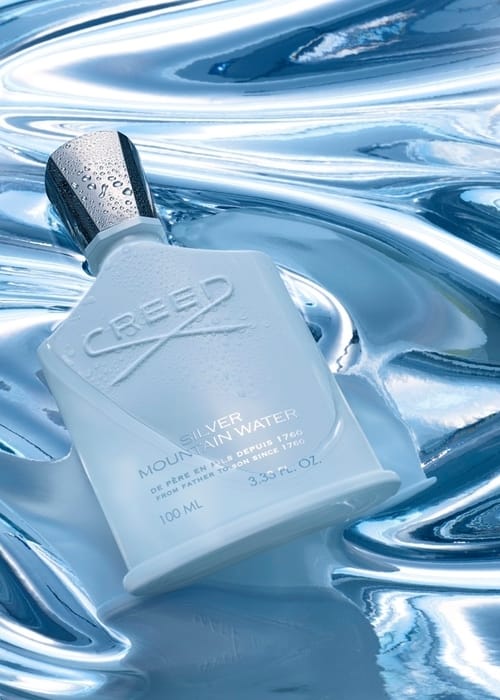 أضيفي لمسة من الإنتعاش على إطلالتك مع عطر Silver Mountain Water من Creed