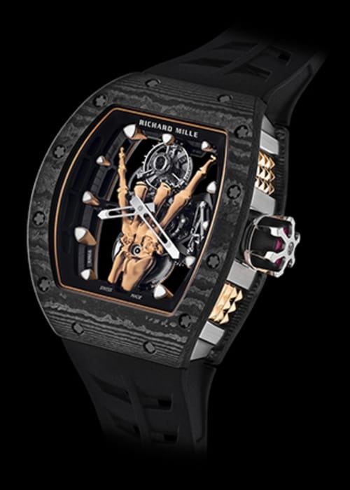 رموز موسيقى الروك تنعكس في ساعة RM 66 Flying Tourbillon من Richard Mille