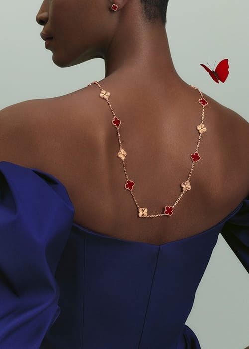 تصاميم مبتكرة جديدة في مجموعة ألامبرا من Van Cleef & Arpels