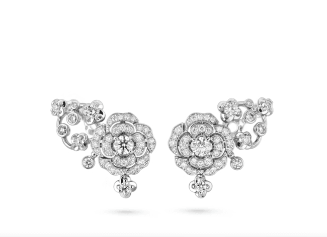 BOUTON DE CAMÉLIA EARRINGS