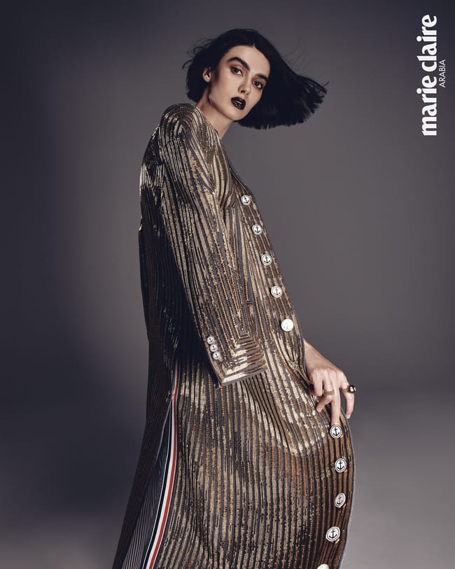 معطفان من Thom Browne وخواتم من Clergé