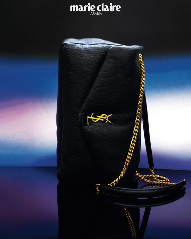 حقيبة Calypso كبيرة بسلسلة من Saint Laurent by Anthony Vaccarello