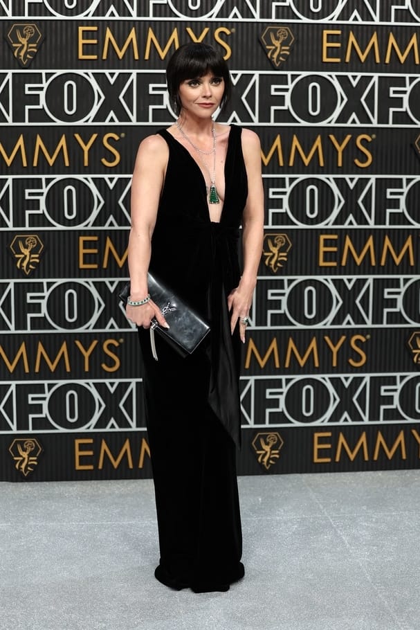 Christina Ricci بفستان Saint Laurent