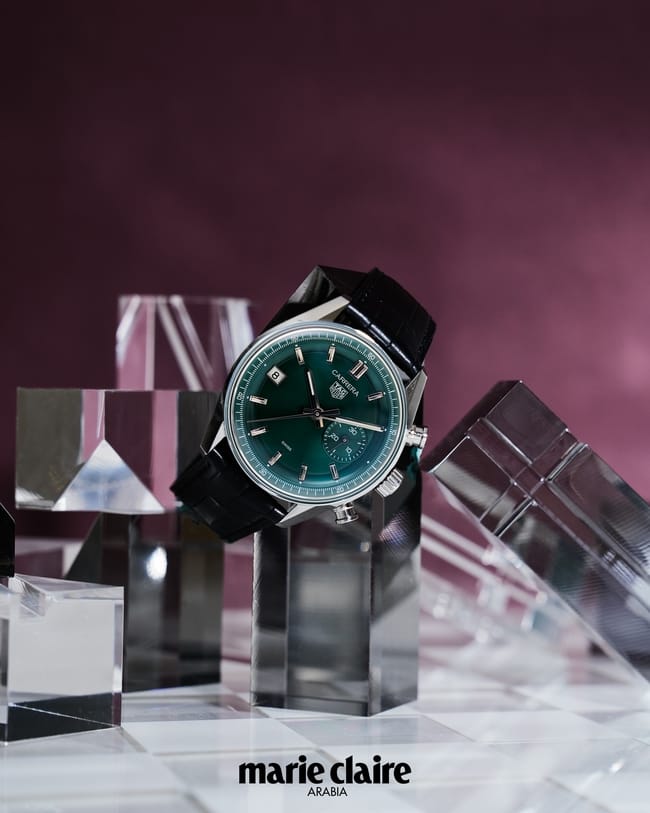 ساعة Carrera Chronograph بقطر 39 مم من TAG Heuer