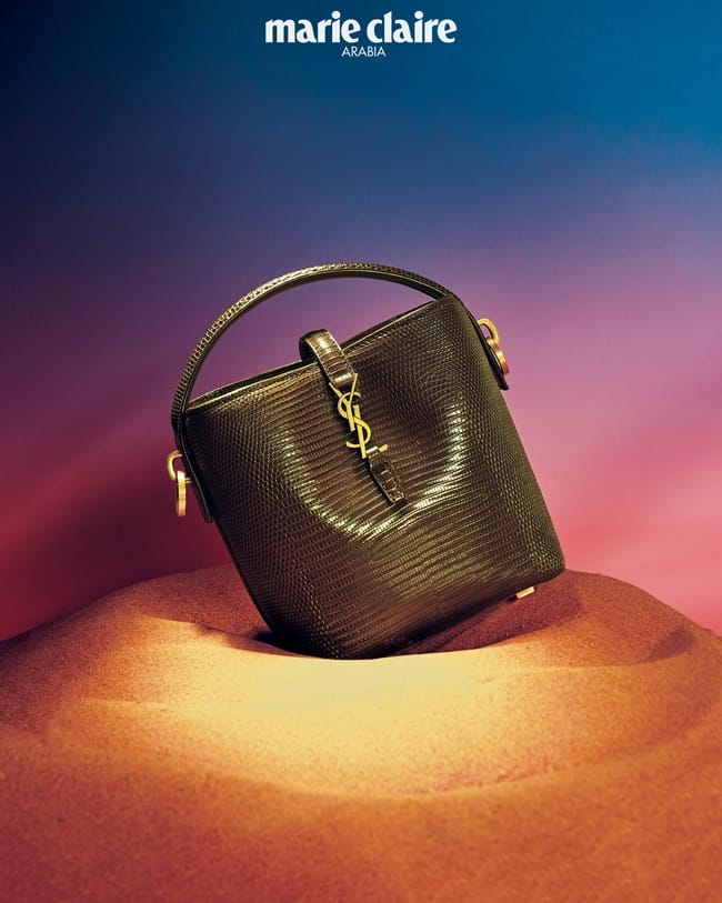 حقيبة Le 37 Bucket بالحجم الصغير من Saint Laurent by Anthony Vaccarello