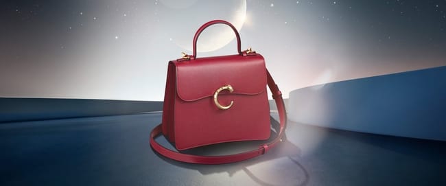 TOP HANDLE BAG SMALL MODEL, PANTHÈRE DE CARTIER