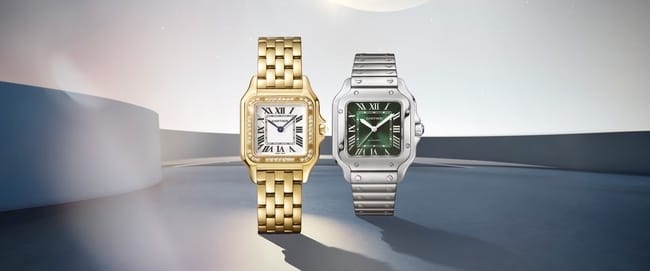 SANTOS DE CARTIER WATCH and PANTHÈRE DE CARTIER WATCH
