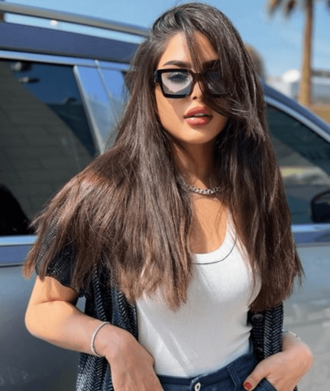 تسريحة شعر ناعم لفوز الفهد