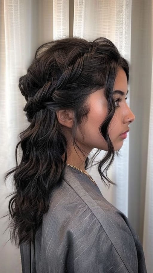 تسريحة شعر للمناسبات